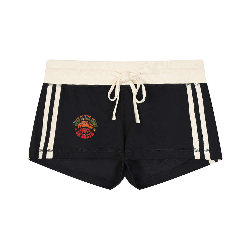 Women's Contrast Stripe Track Shorts