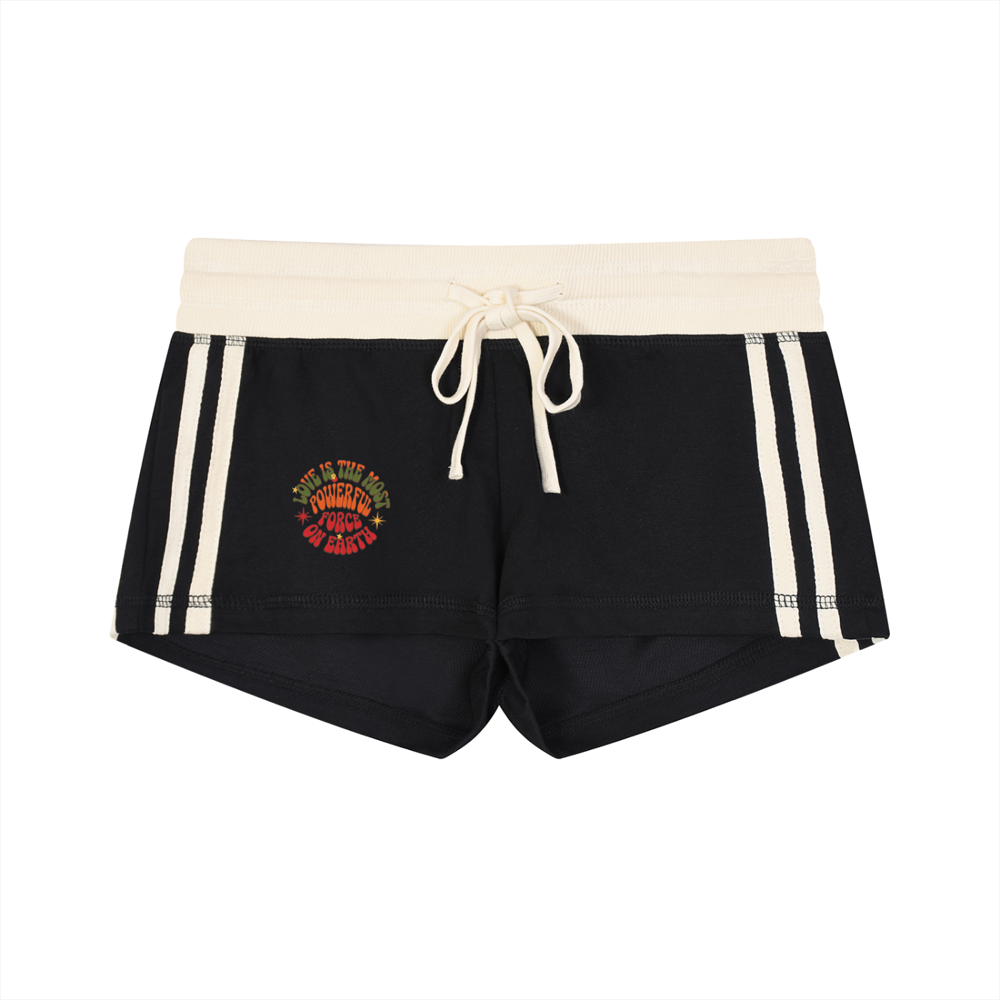Women's Contrast Stripe Track Shorts
