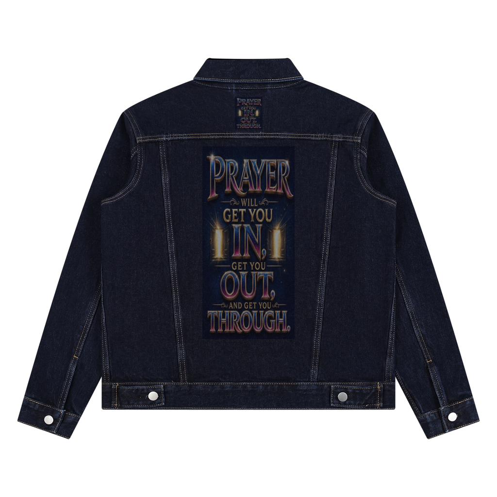 Unisex Vintage Wash Denim Jacket