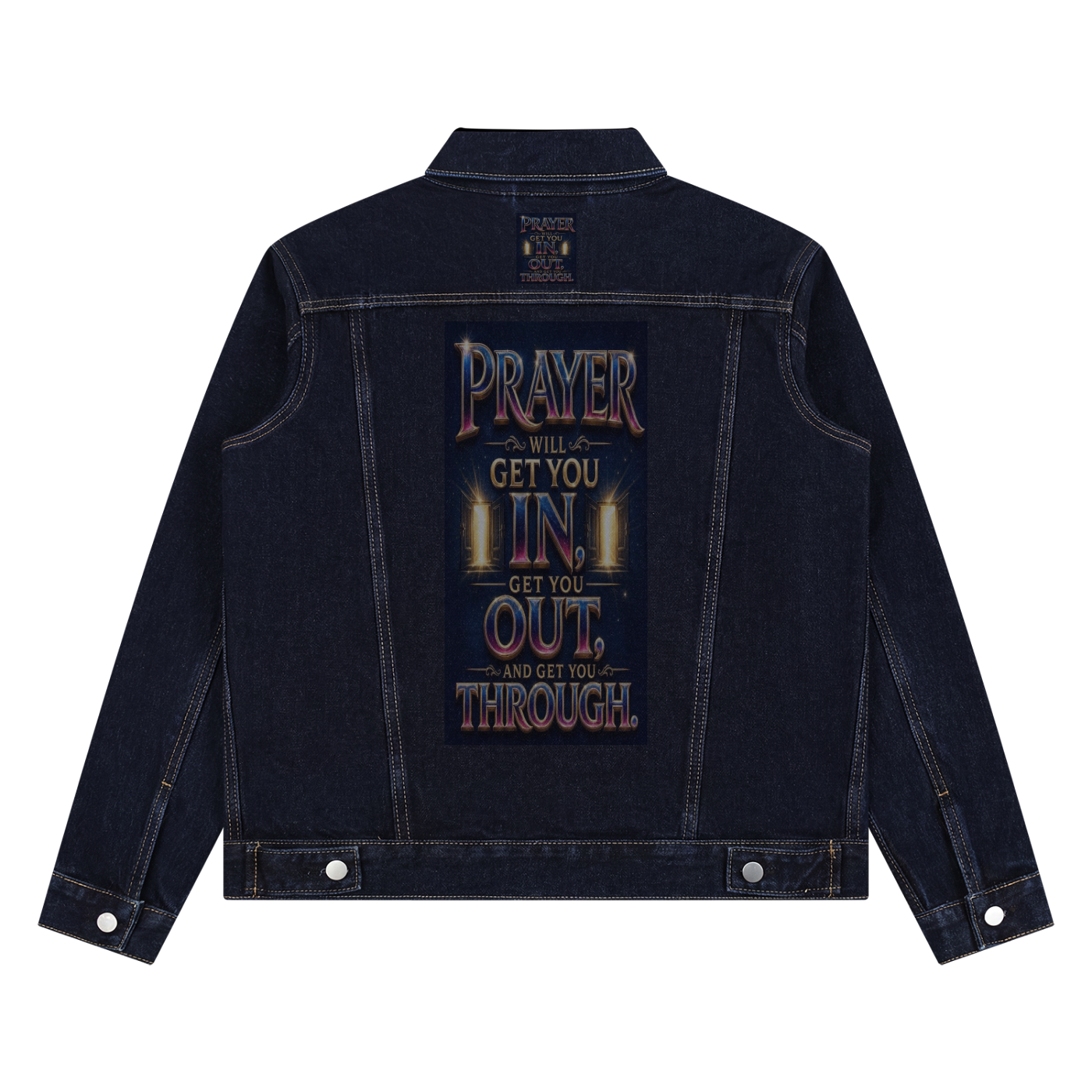 Unisex Vintage Wash Denim Jacket