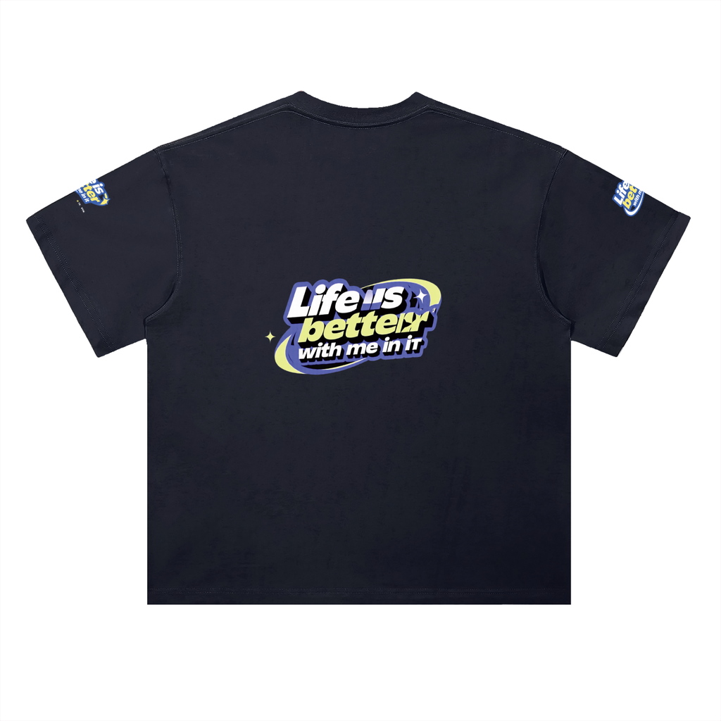 Heavyweight Drop Shoulder Cotton T-Shirt