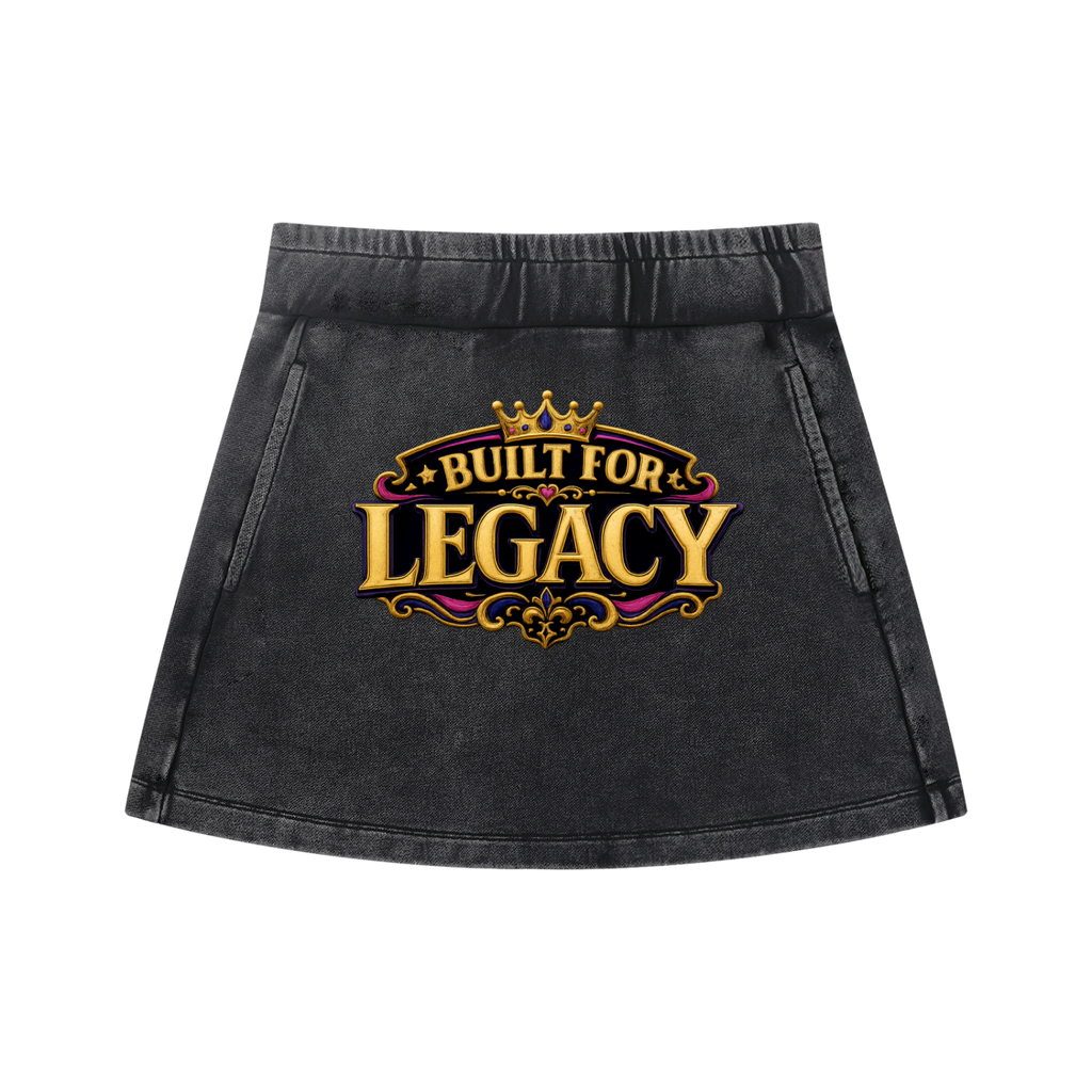 Women's Mineral Wash Mini Skirt