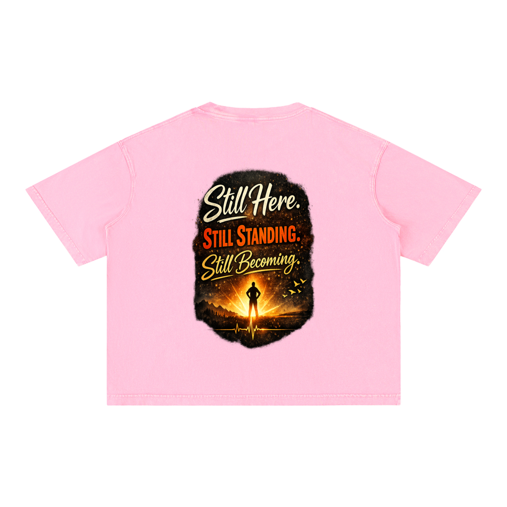 Mineral Wash Boxy Cotton T-Shirt