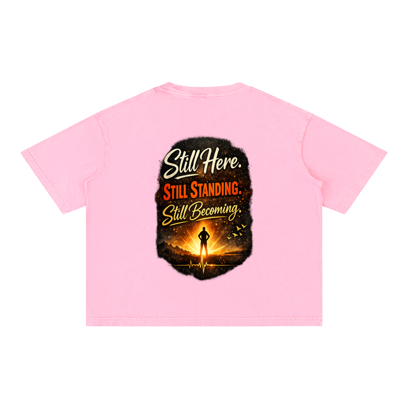 Mineral Wash Boxy Cotton T-Shirt