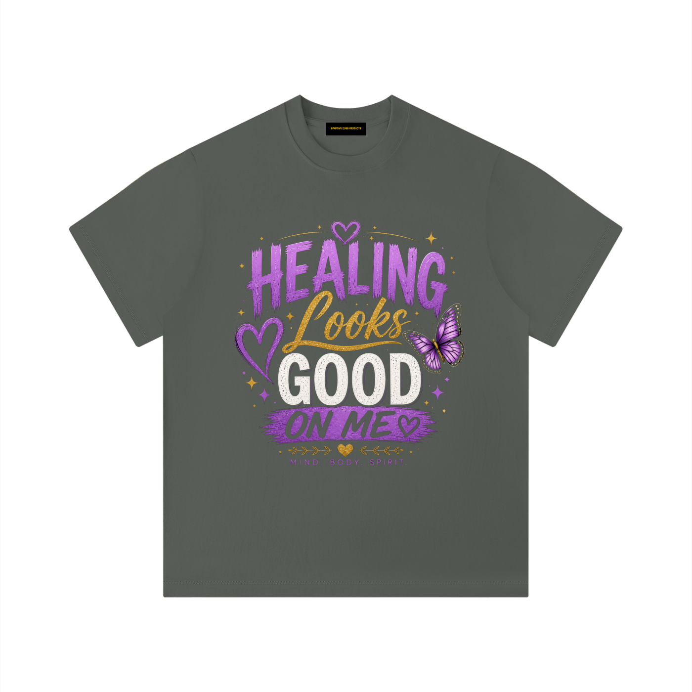 ユニセックス 無地 ボクシーTシャツ