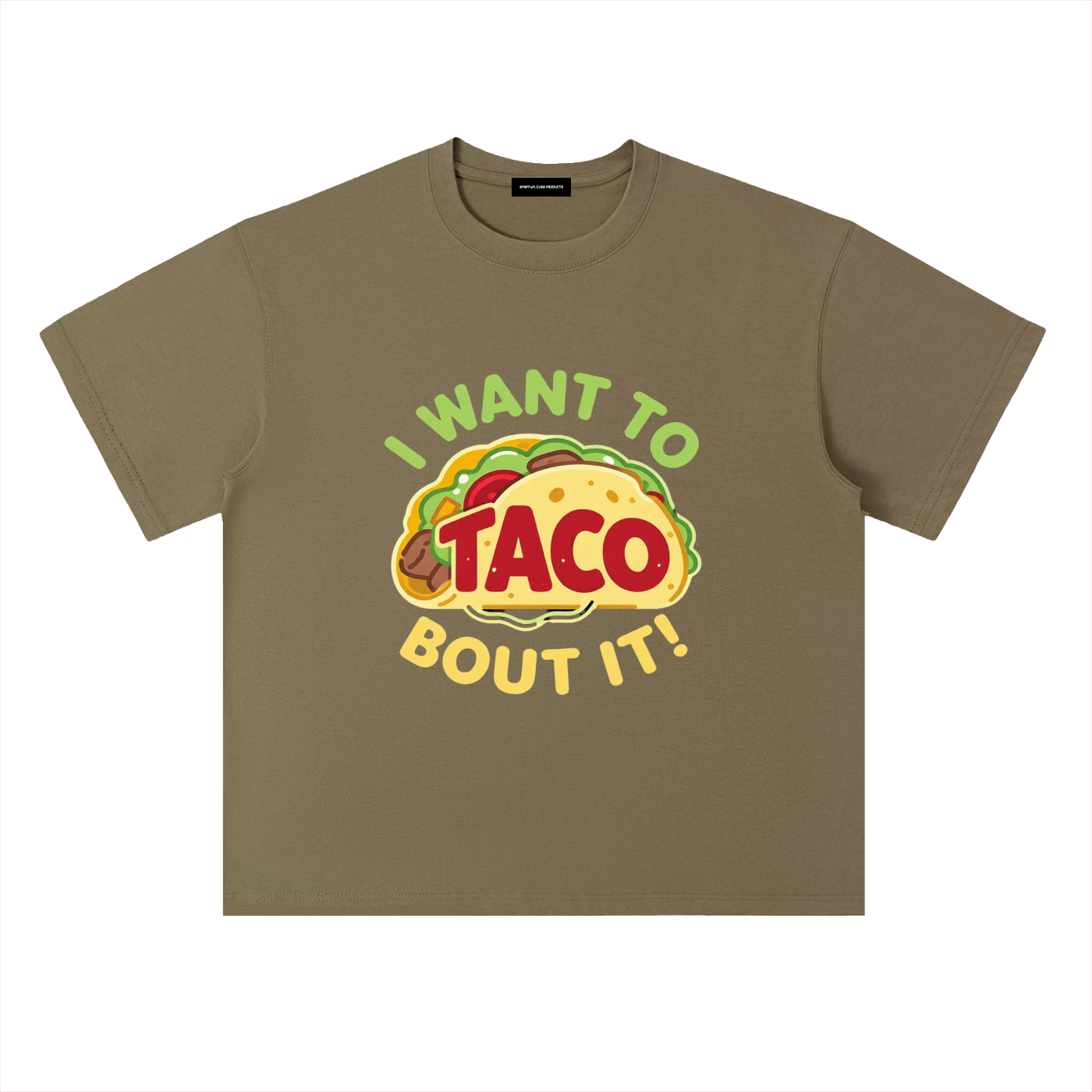Heavyweight Drop Shoulder Cotton T-Shirt