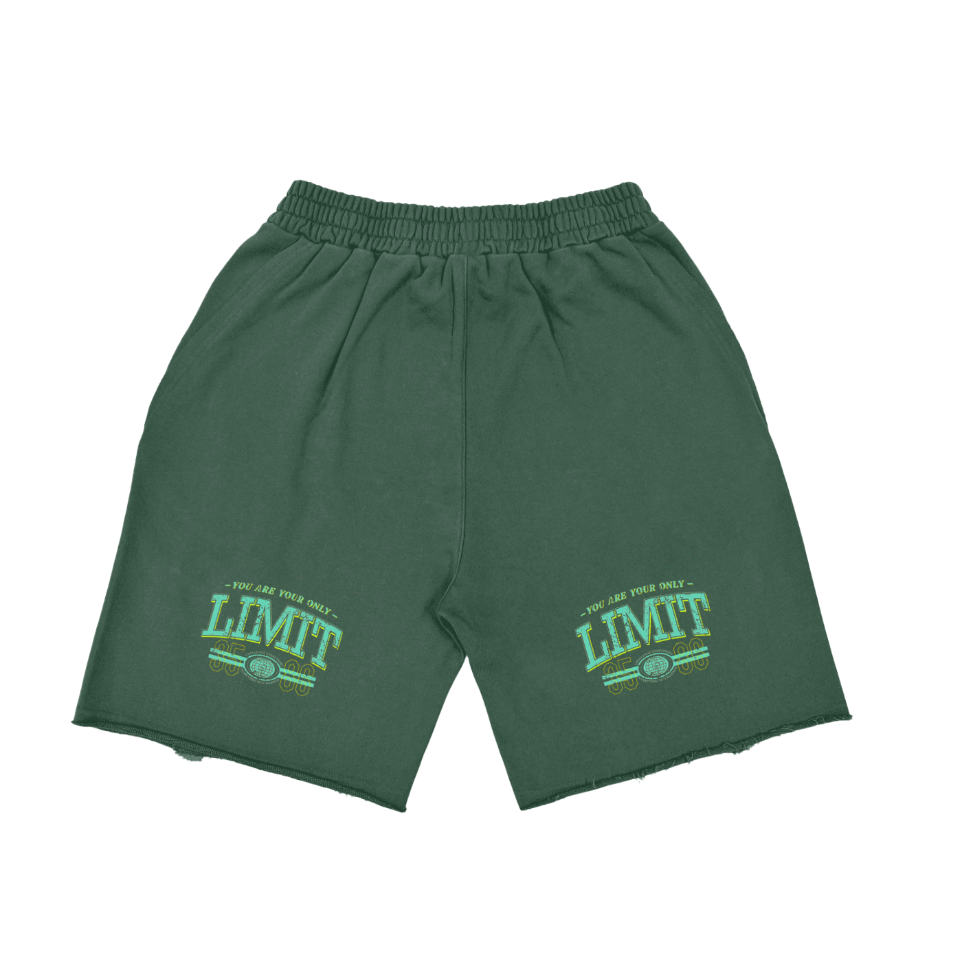 Vintage Washed Tiger Stripes Short Pants