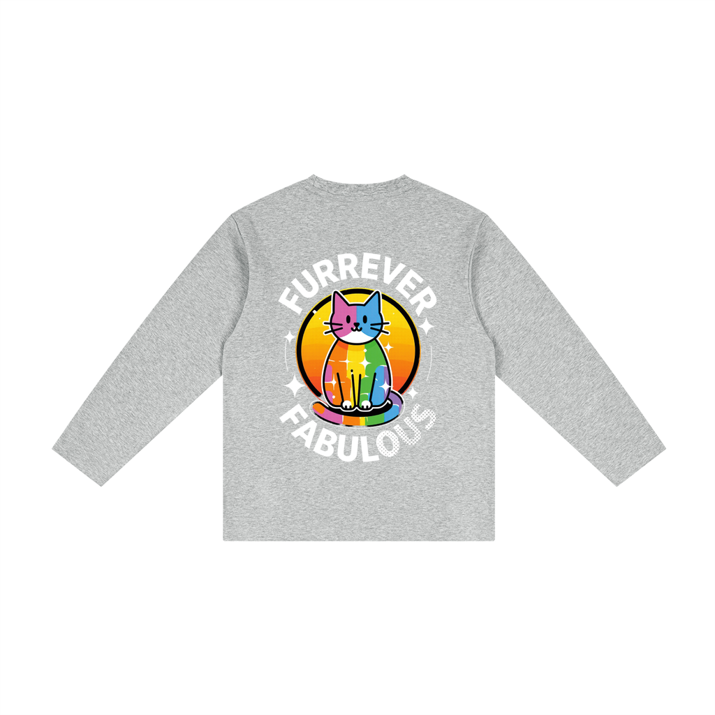 Kid's Drop Shoulder Long Sleeve T-Shirt