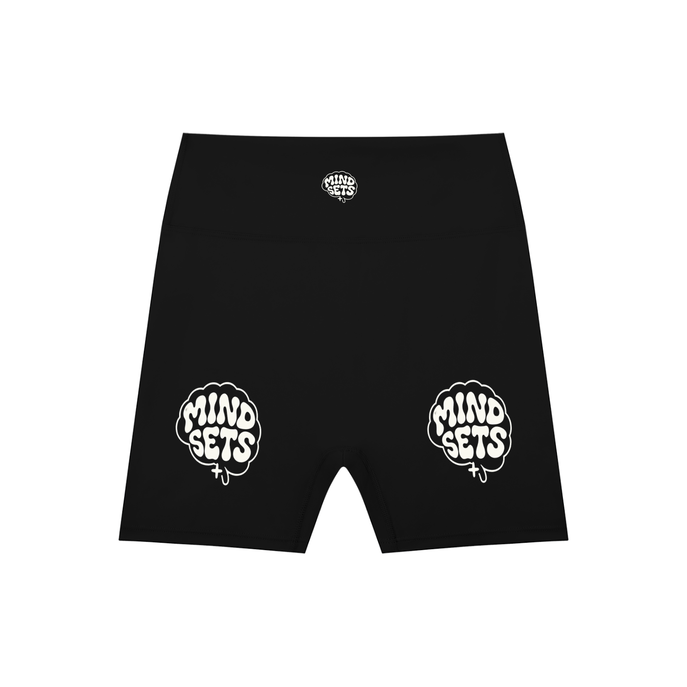 High-Waisted Blend Biker Shorts