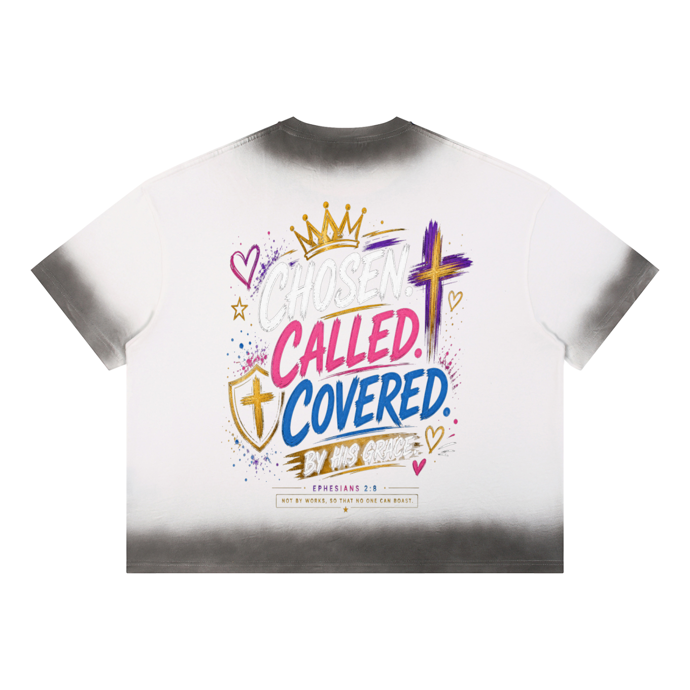 Unisex Boxy Sunfade Vintage Wash T-Shirt