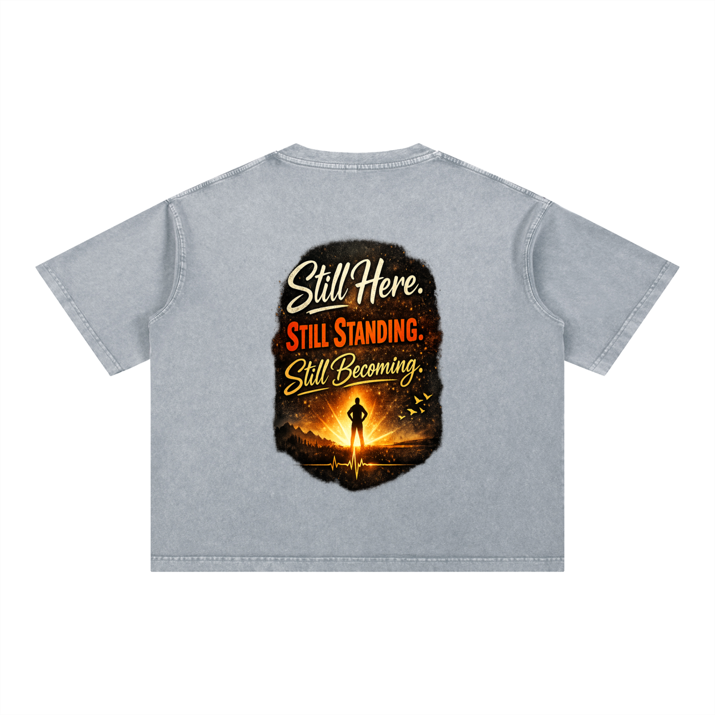 Mineral Wash Boxy Cotton T-Shirt