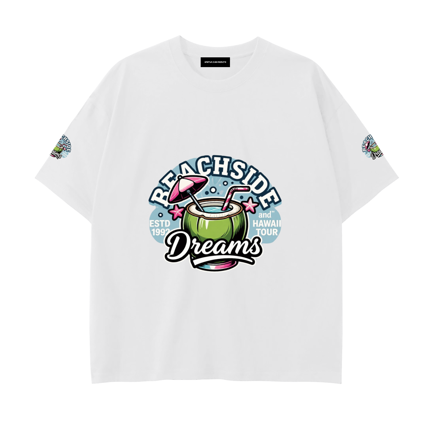 Drop Shoulder Cotton T-Shirt