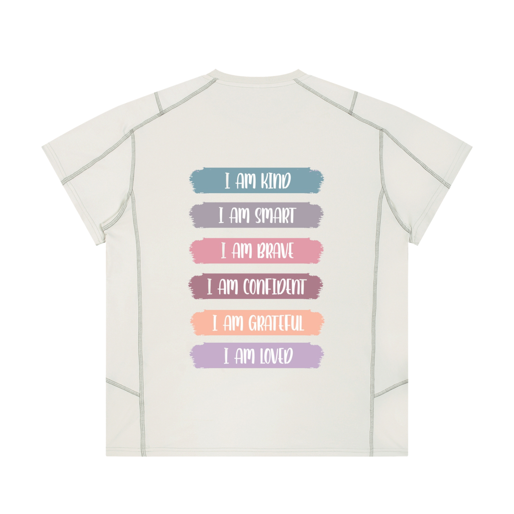 Unisex Contrast Stitch  Regular Fit T-Shirt