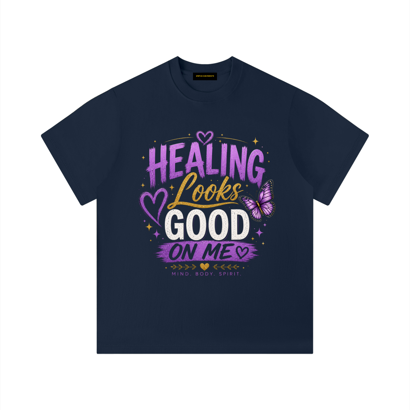ユニセックス 無地 ボクシーTシャツ