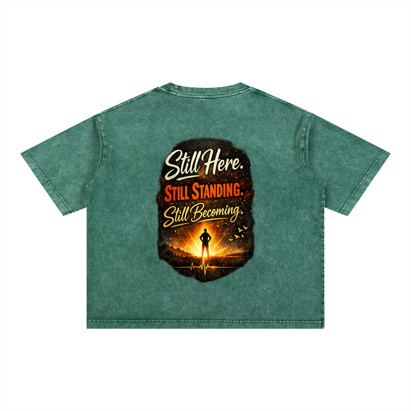 Mineral Wash Boxy Cotton T-Shirt