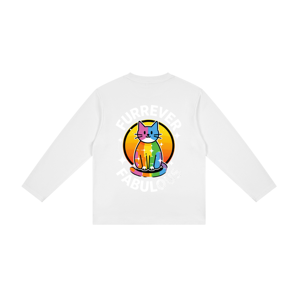 Kid's Drop Shoulder Long Sleeve T-Shirt