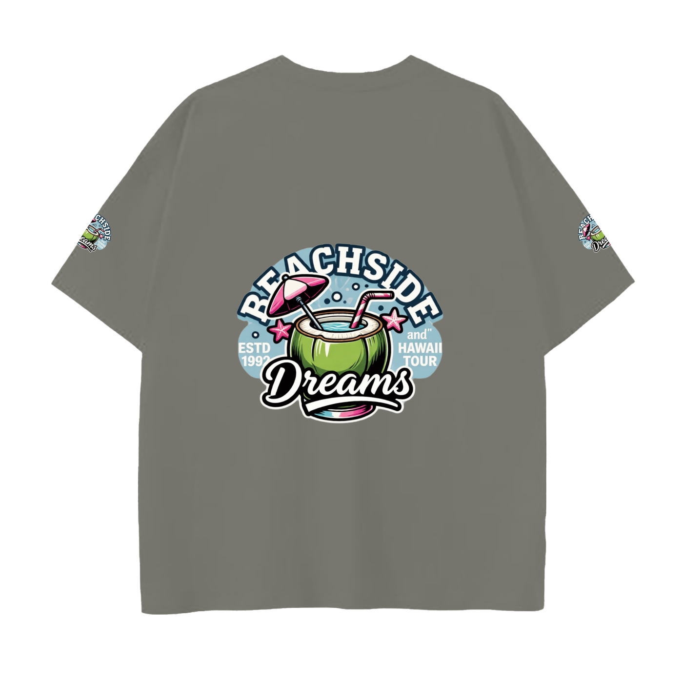 Drop Shoulder Cotton T-Shirt