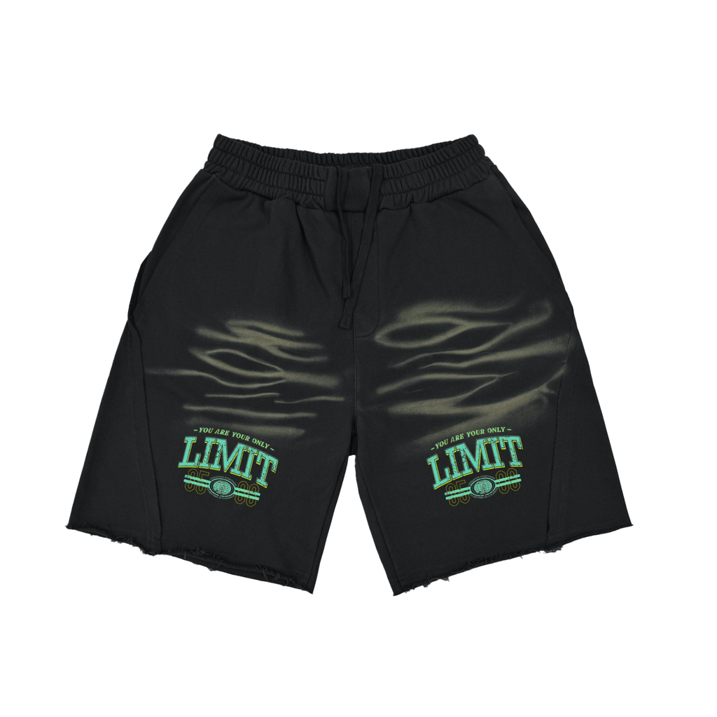 Vintage Washed Tiger Stripes Short Pants