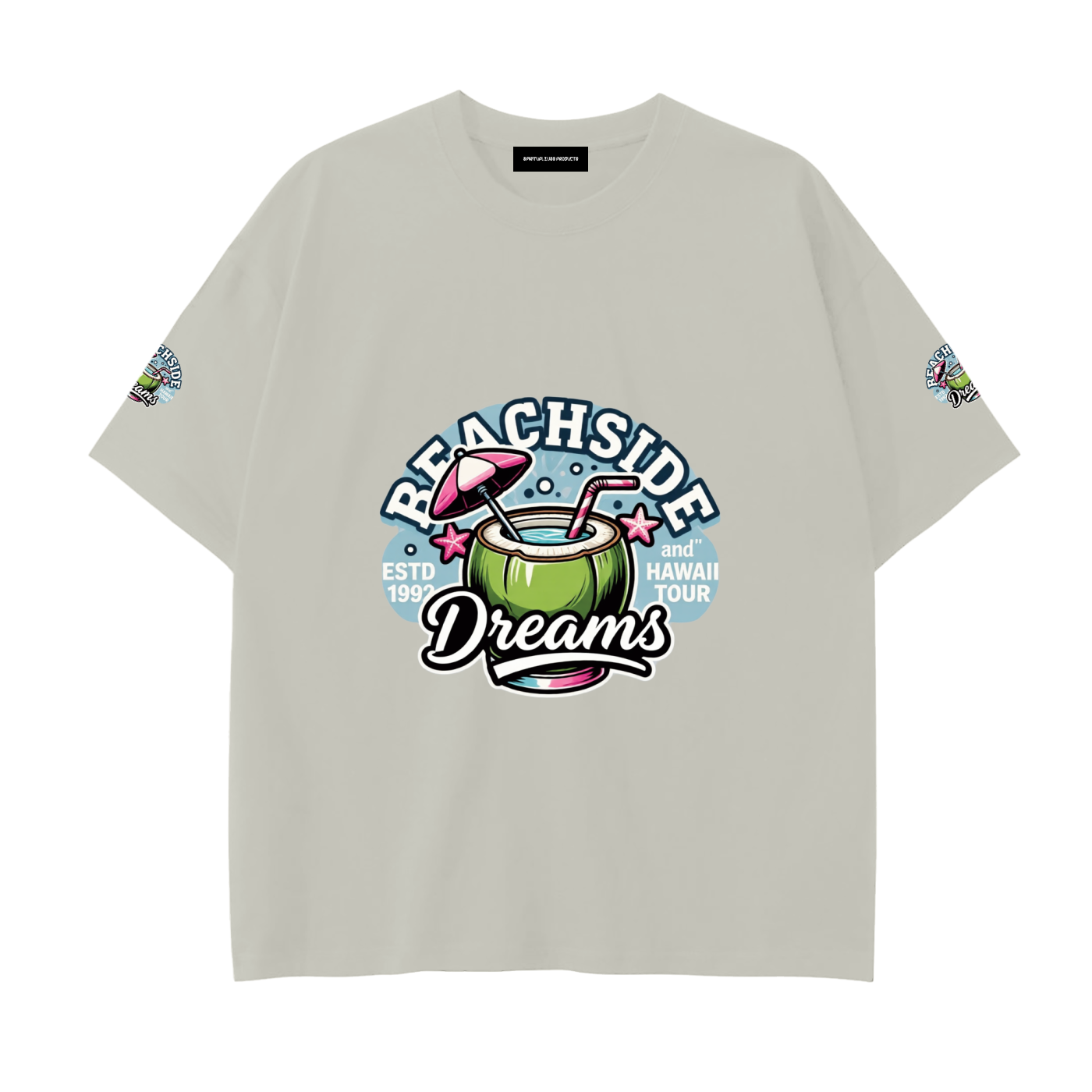 Drop Shoulder Cotton T-Shirt