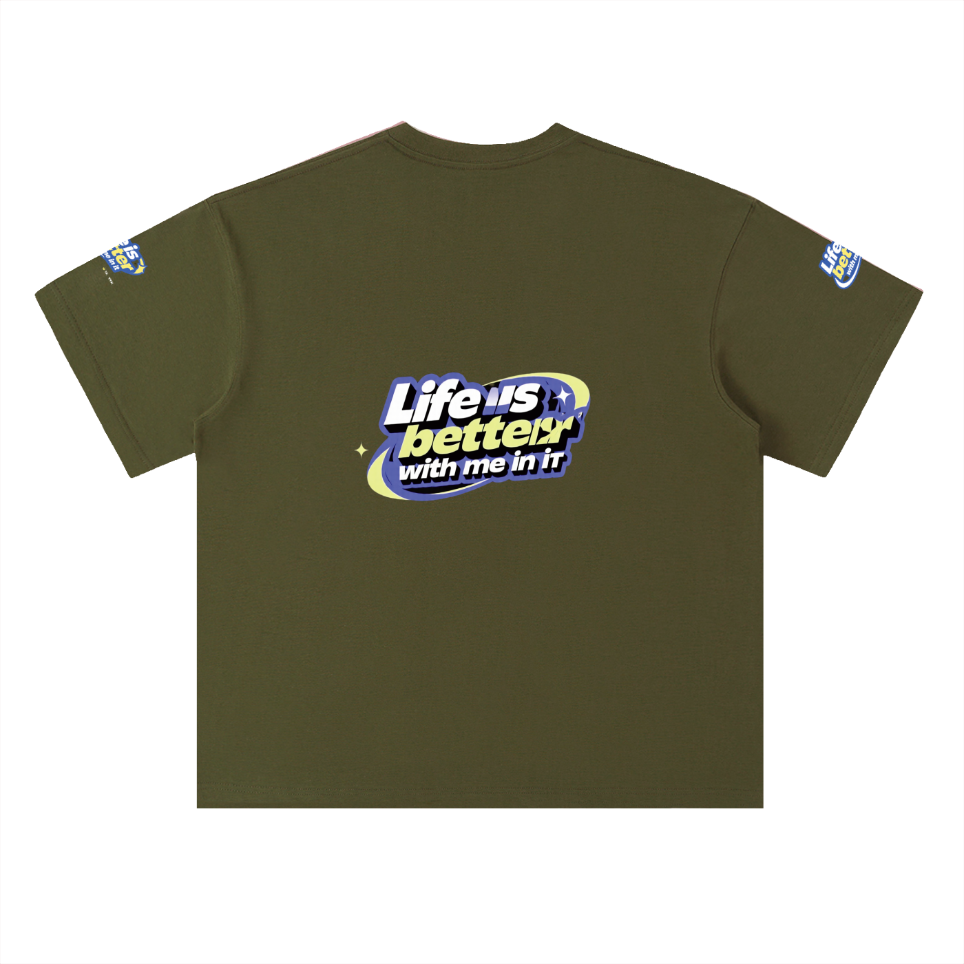 Heavyweight Drop Shoulder Cotton T-Shirt