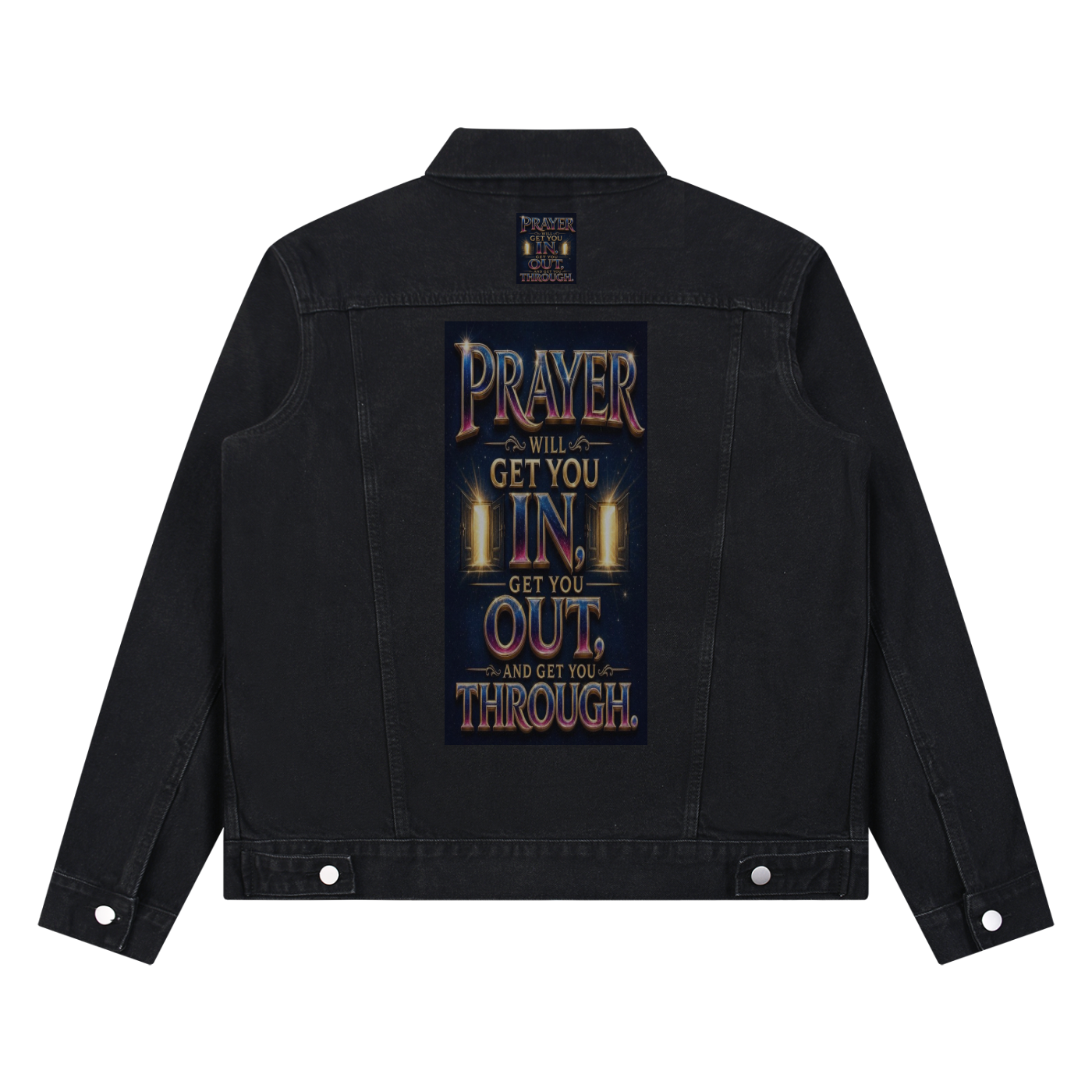 Unisex Vintage Wash Denim Jacket