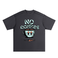 Oversized Contrast-Stitched Cotton Tee