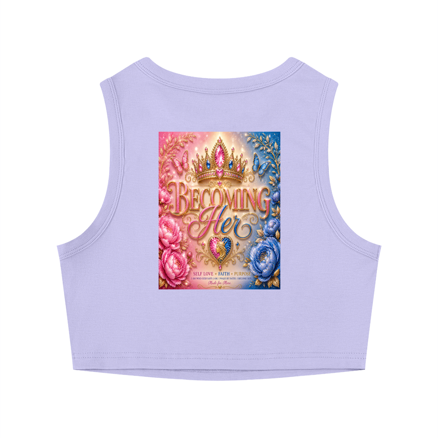 Women's Tight Crewneck Crop Tank Top