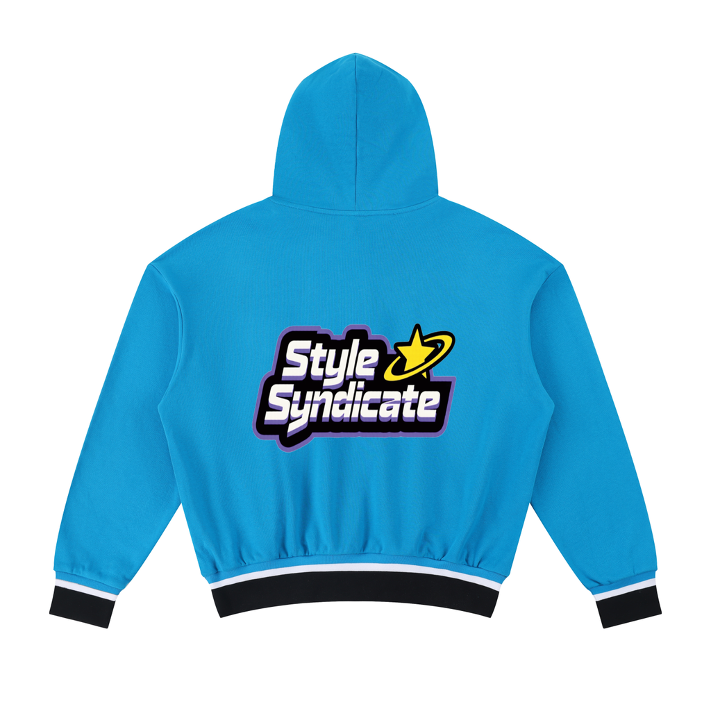 Unisex Oversized Color Block Boxy Hoodie