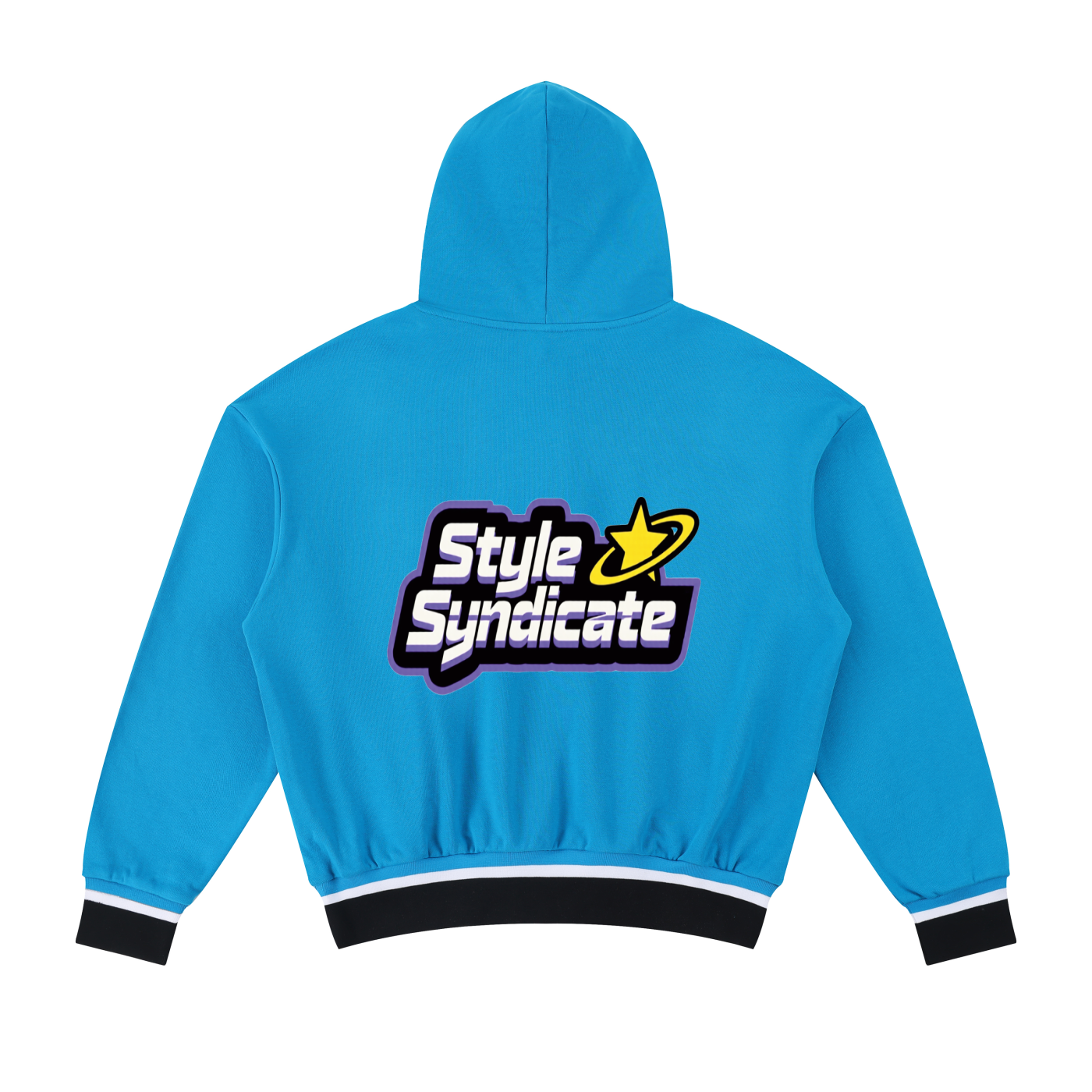 Unisex Oversized Color Block Boxy Hoodie
