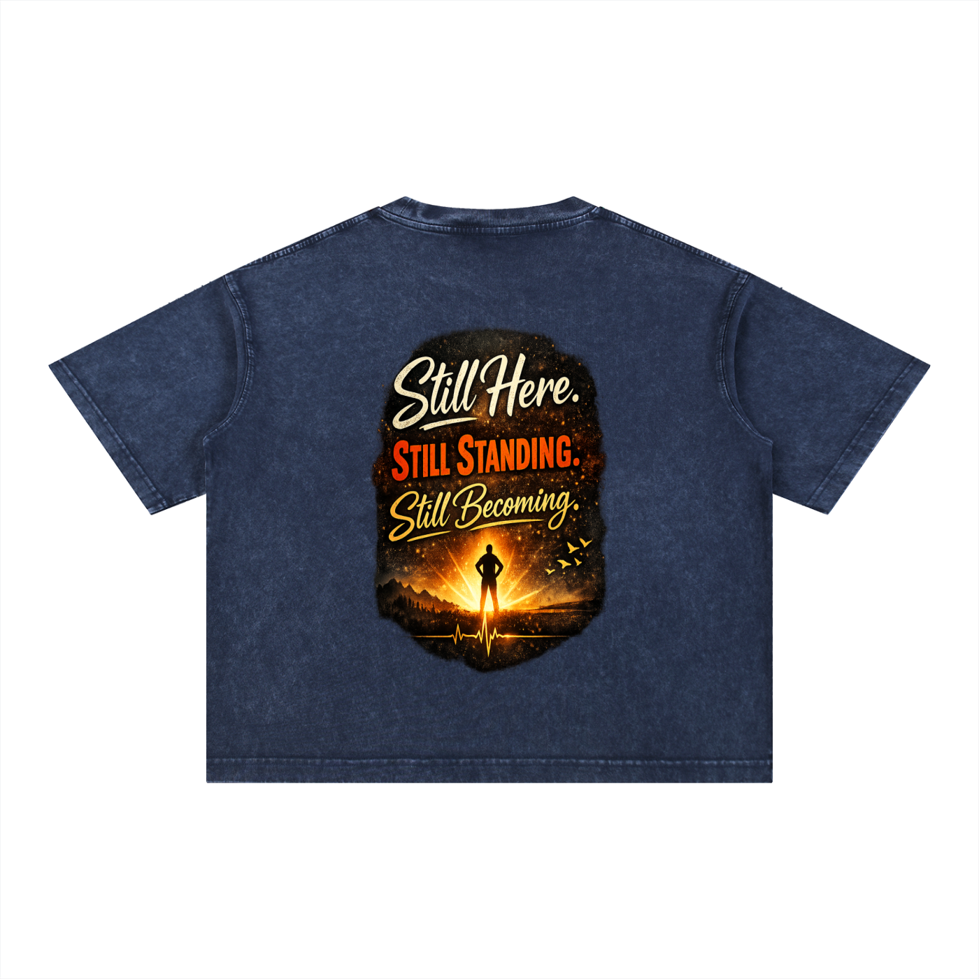 Mineral Wash Boxy Cotton T-Shirt