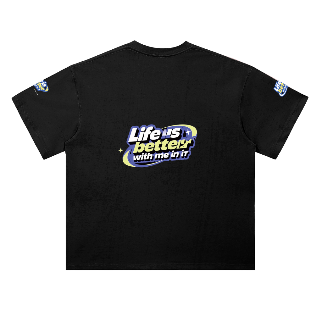 Heavyweight Drop Shoulder Cotton T-Shirt