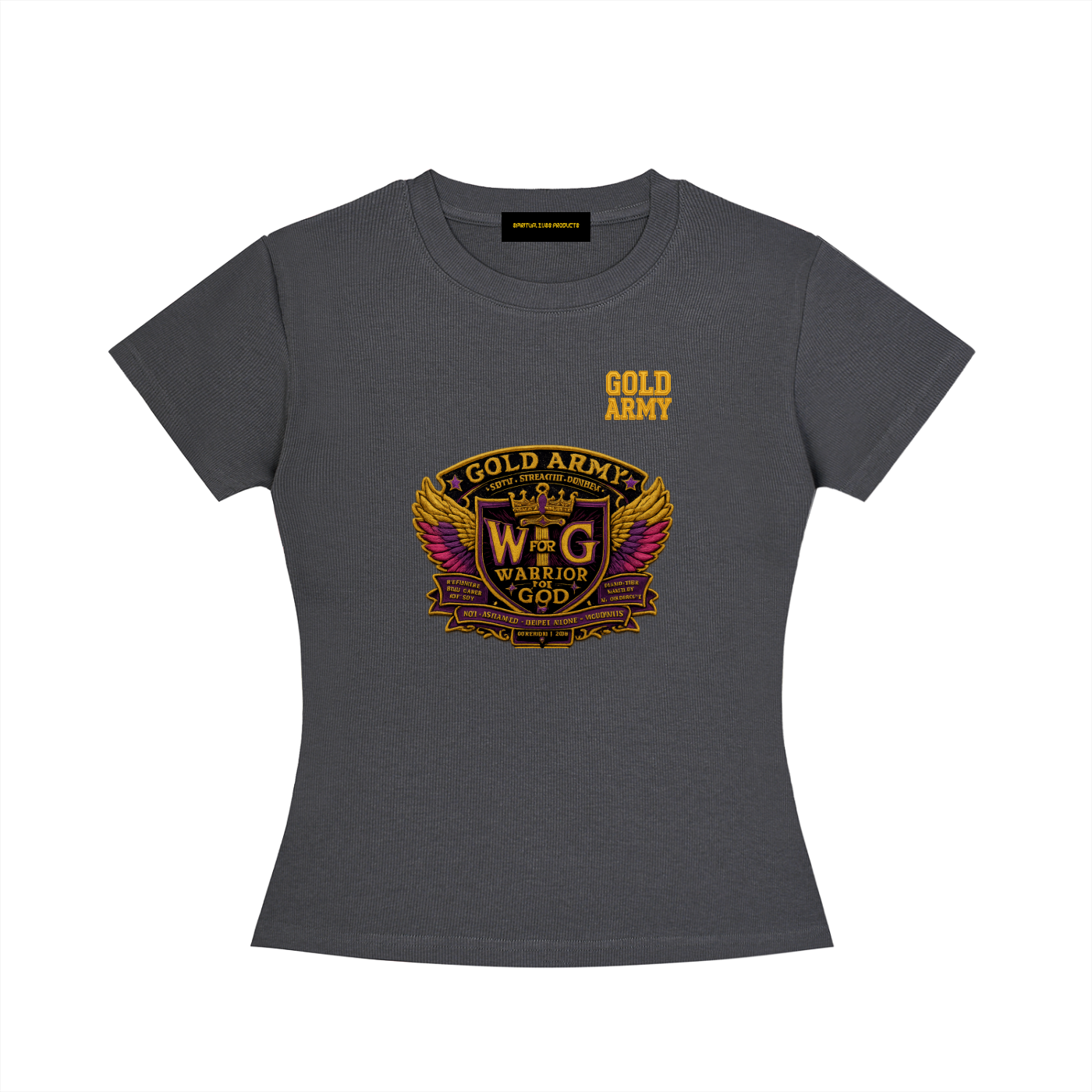 ウィメンズ スリムフィット クルーネックTシャツ