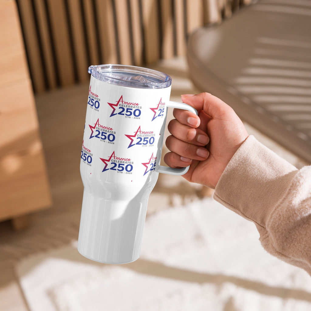 Travel mug with a handle - Spiritual Bliss Products