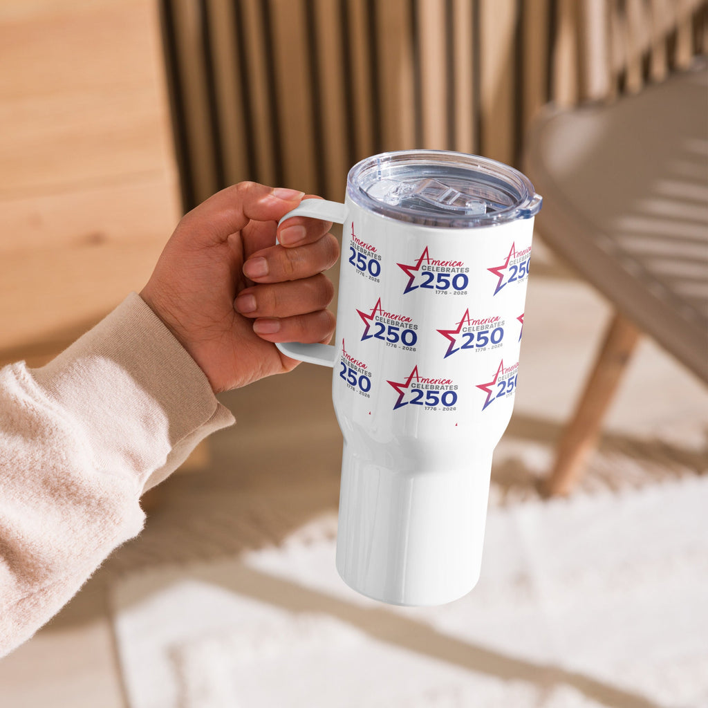 Travel mug with a handle - Spiritual Bliss Products